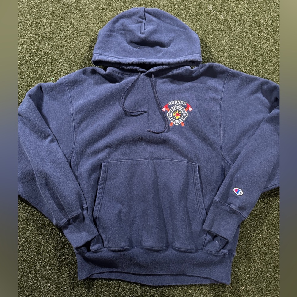 Vintage Champion Fire Dept Sweatshirt